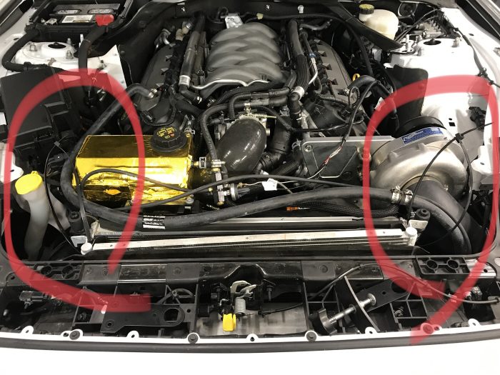 Removing 2015-2017 Mustang GT AC Condenser